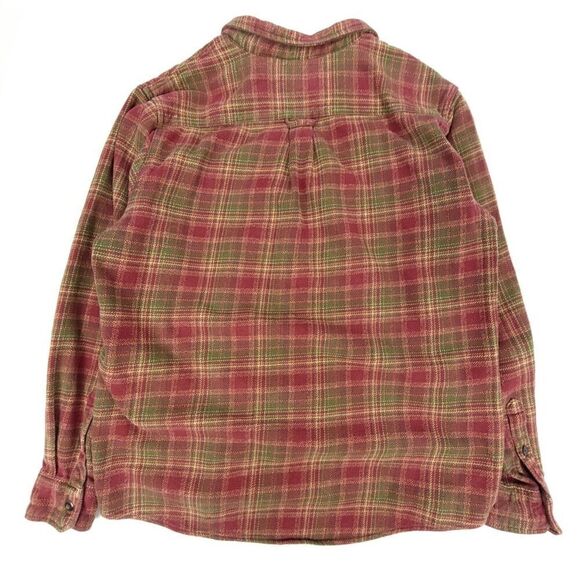 ORVIS Big Bear Heavyweight Double Brushed Flannel Button Down Shirt Men XL Plaid - Picture 6 of 9